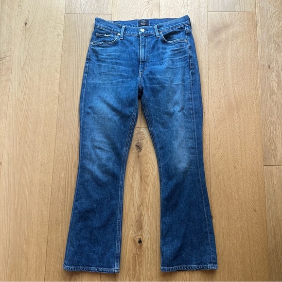 Citizens of Humanity Demy Cropped Flare Denim - 26 - Picture 5 of 12